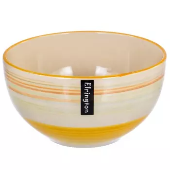 Салатник Elrington Аэрограф Желтая радуга, 14 см