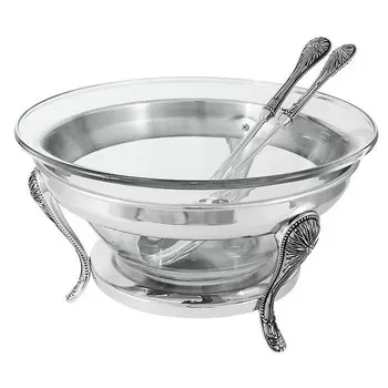 Салатник с подставкой с ложкой и вилкой Regent Британи