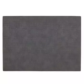 Салфетка сервировочная 43 х 30 см Magia Gusto Leather серый