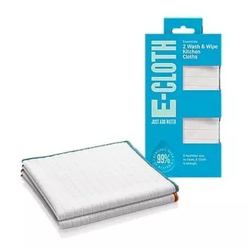 Салфетки антибактериальные для уборки 32 х 32 см E-Cloth 2 шт
