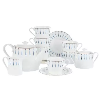 Сервиз чайный фарфоровый Gipfel Azzurro 15 предметов