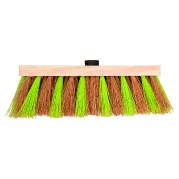 Щётка уличная деревянная кокосовая и пластиковая щетина Paul Masquin