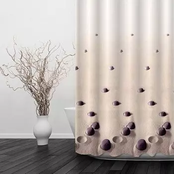 Штора для ванной комнаты 180 х 180 см Dasch Сад камней