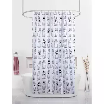 Штора для ванной комнаты 180 х 200 см Dasch Знатоки