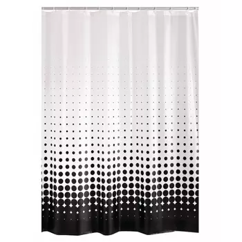 Штора для ванных комнат 180 х 240 см Ridder Blacky чёрный