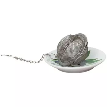 Ситечко для заваривания чая с подставкой Guterwahl Party Time оливка