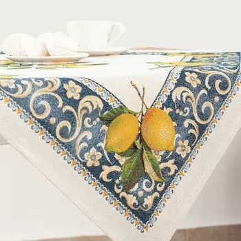 Скатерть 100 х 100 см Le Gobelin Лимоны в вазе