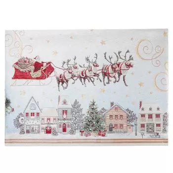 Скатерть 140 х 220 см Le Gobelin Зимний Стокгольм