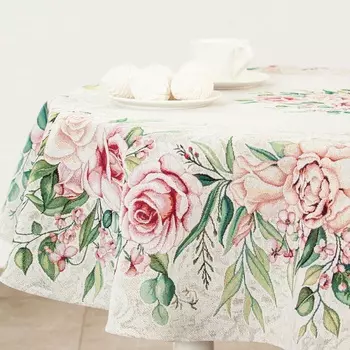 Скатерть круглая 140 см Le Gobelin Виолет