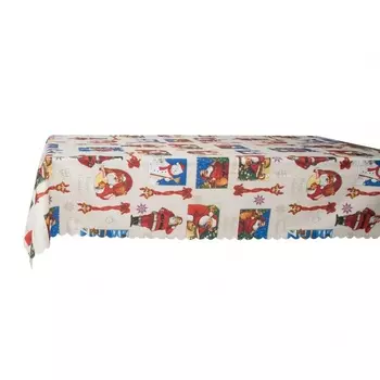 Скатерть Новогодняя на стол Хэппи-12 140 х 180 см Grand Textil