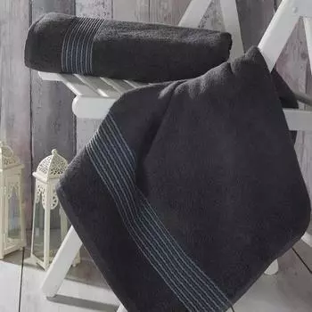 Полотенце 70 х 140 см Sofi de Marko Sokol anthracite-серый
