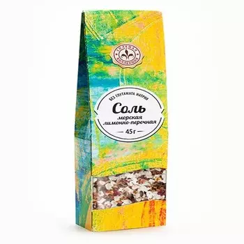 Соль морская пряная лимонно-перечная