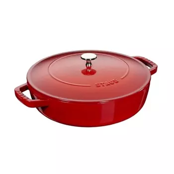 Сотейник с чугунной крышкой 3,7 л Staub вишнёвый