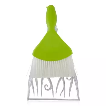 Совок для уборки крошек Qualy Sparrow зелёный