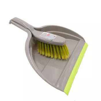 Совок и щётка Pol'hop серый