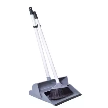 Совок с контейнером и щётка с длинной ручкой Pol'hop