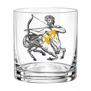 Стакан 280 мл Bohemia Crystal Гороскоп Стрелец