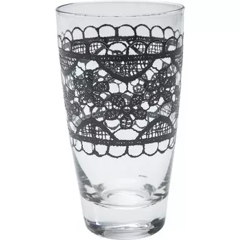 Стакан высокий Kare Design Lace black