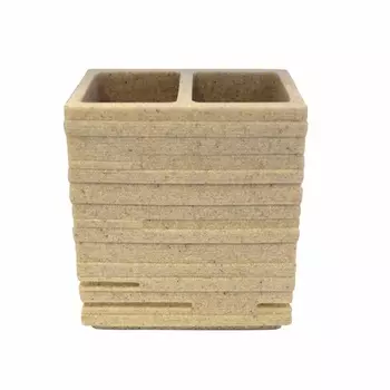 Стаканчик для зубных щёток Ridder Brick бежевый