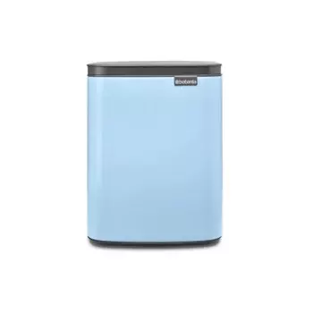 Стальной бак для мусора 4 л Brabantia Bo голубой