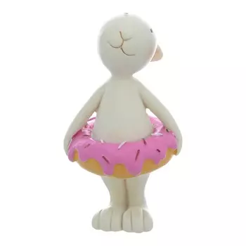 Статуэтка 14 см Repast Кролик с розовым пончиком