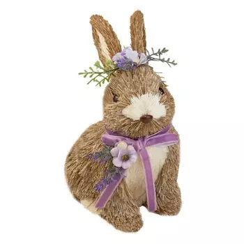 Статуэтка 24 см Азалия Заяц сиреневый