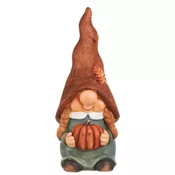 Статуэтка 40 см Andrea Fontebasso Гном с тыквой
