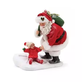 Статуэтка Jim Shore Дед Мороз и малыш