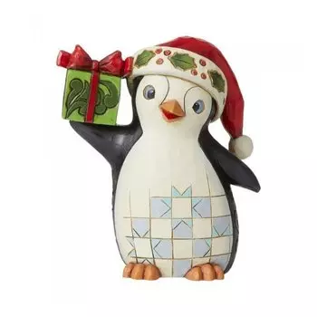 Статуэтка Heartwood Creek Пингвин с подарком