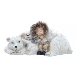Статуэтка Полярные мишки 16х10х8 см