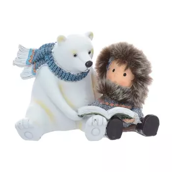 Статуэтка Полярный мишка 12х9х9 см