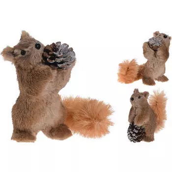 Статуэтка 18 см Excellent Houseware Белочка с шишкой