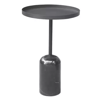 Столик кофейный lars, D40х58 см, черный