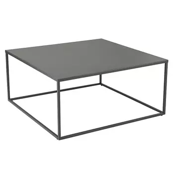 Столик кофейный Velluto антрацитовый 77х77х35 см