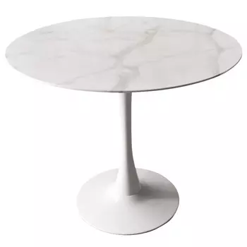 Столик круглый 90 х 72 см Berg Patricia белый