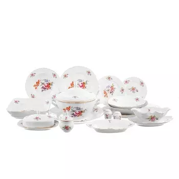 Столовый сервиз 12 персон Bernadotte Полевой цветок 67 предметов