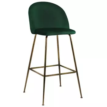 Стул барный Berg Marcus тёмно-зелёный