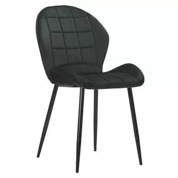 Стул Berg Presley велюр тёмно-зелёный