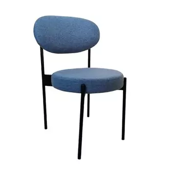 Стул Bergenson Bjorn Kaja синяя рогожка