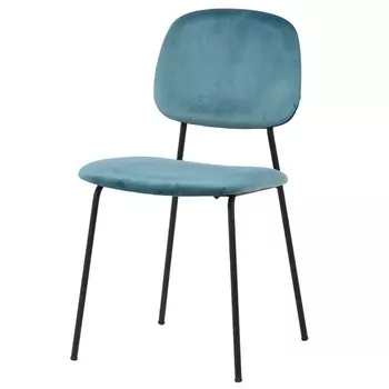 Стул Bergenson Bjorn Tilla велюр тёмно-бирюзовый