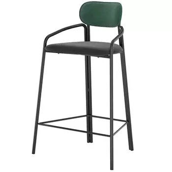 Стул полубарный Latitude Ror Round тёмно-зелёный