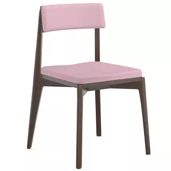 Стул рогожка Latitude Aska венге-розовый