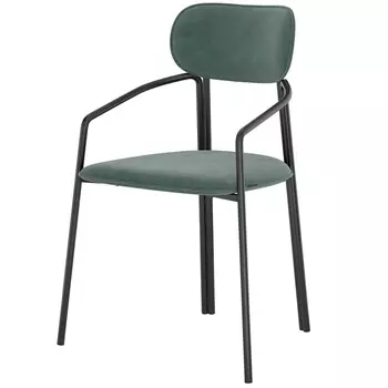 Стул Latitude Ror Round чёрный-зелёный