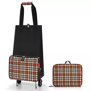 Сумка на колесиках Reisenthel Foldabletrolley glencheck red