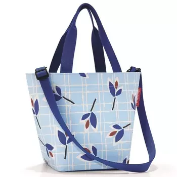 Сумка Reisenthel Shopper leaves blue голубой