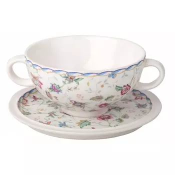 Суповая чашка на блюдце 14 см Imari Букингем