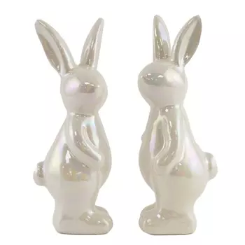 Сувенир 12,5 см Азалия Заяц белый