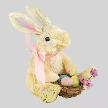 Сувенир 18 см Азалия Кролик белый