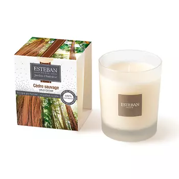 Свеча ароматическая 170 г Esteban Дикий кедр