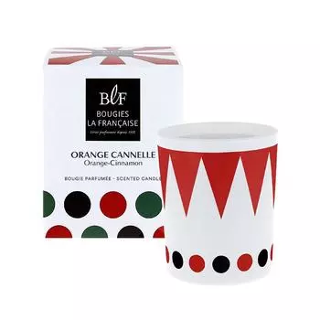 Свеча ароматическая 180 г Bougies la Francaise Апельсин с корицей
